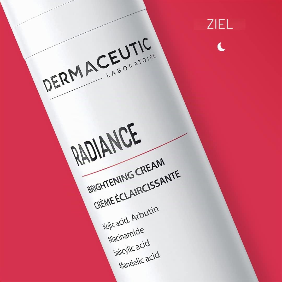 Dermaceutic Radiance - Aufhellende Creme mit Kojisäure, Arbutin, Niacinamid, Salicyl- und Mandelsäur