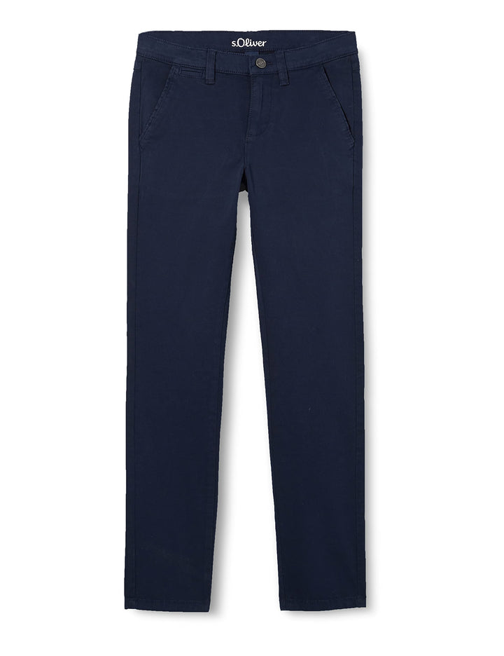 s.Oliver Jungen Hose lang, Slim Fit 158 Grosse Grössen Blau, 158 Große Größen Blau