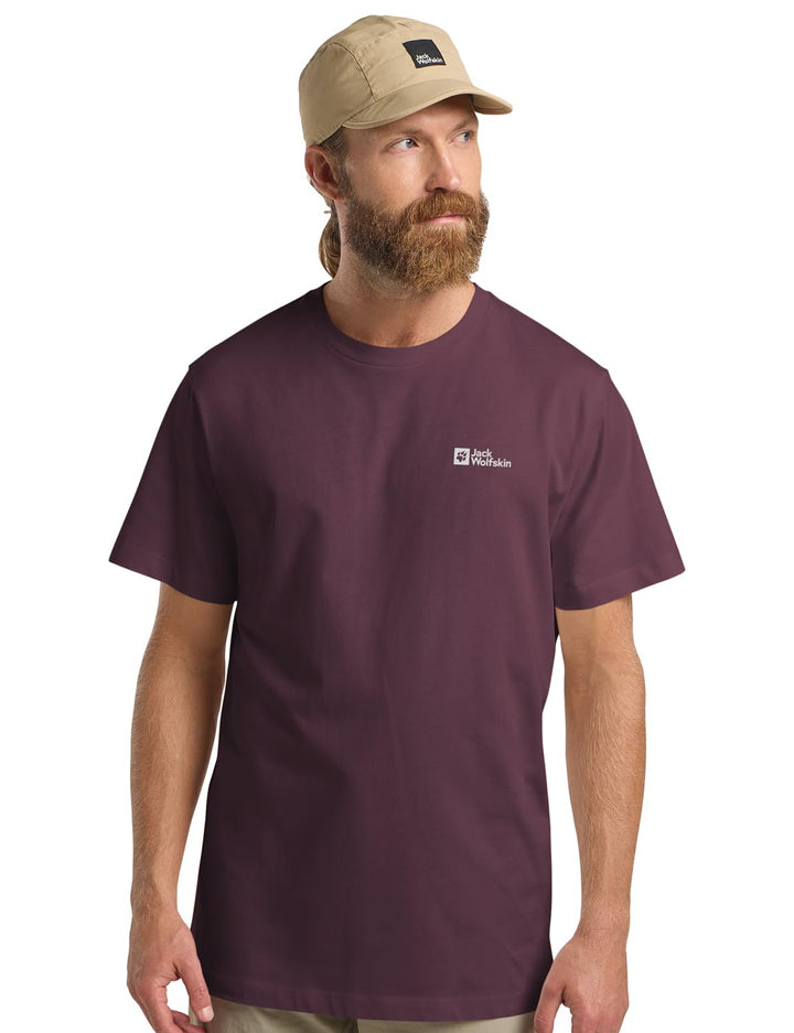 Jack Wolfskin Herren Essential T M T-Shirt S Amaranth, S Amaranth