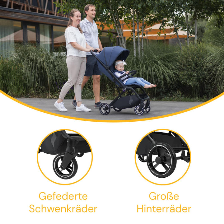 Osann Boogy 2 Kinderwagen Buggy mit Liegefunktion ab Geburt bis 22 kg - Reisebuggy inklusive Regenve