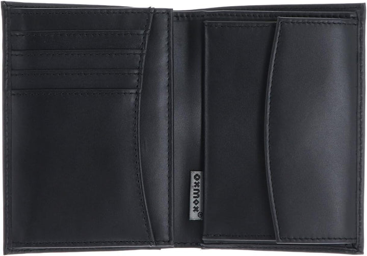Oxmox Leder Geldbörse Leather Kombibörse Jumping Jack Embossed Black schwarz Jumping Jack Embossed B