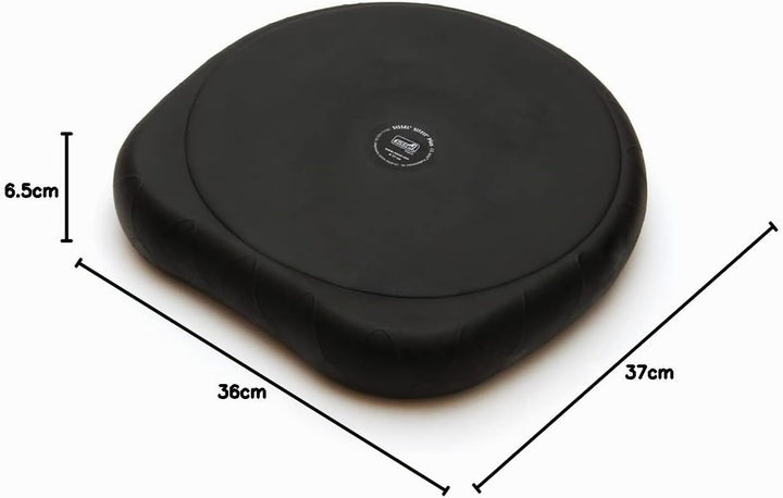 SISSEL SITFIT Plus, Luftgefülltes Sitzkissen, Balance und Sitzhaltung , Ø 37 cm, schwarz Schwarz Sin