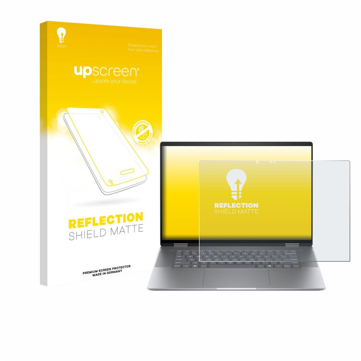 upscreen Entspiegelungs-Schutzfolie für HP Envy x360 2-in-1 16 Displayschutz-Folie Matt [Anti-Reflex