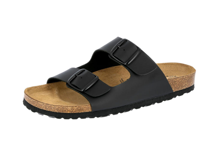 Lico Herren Bioline Man Pantoletten 46 EU Schwarz, 46 EU Schwarz