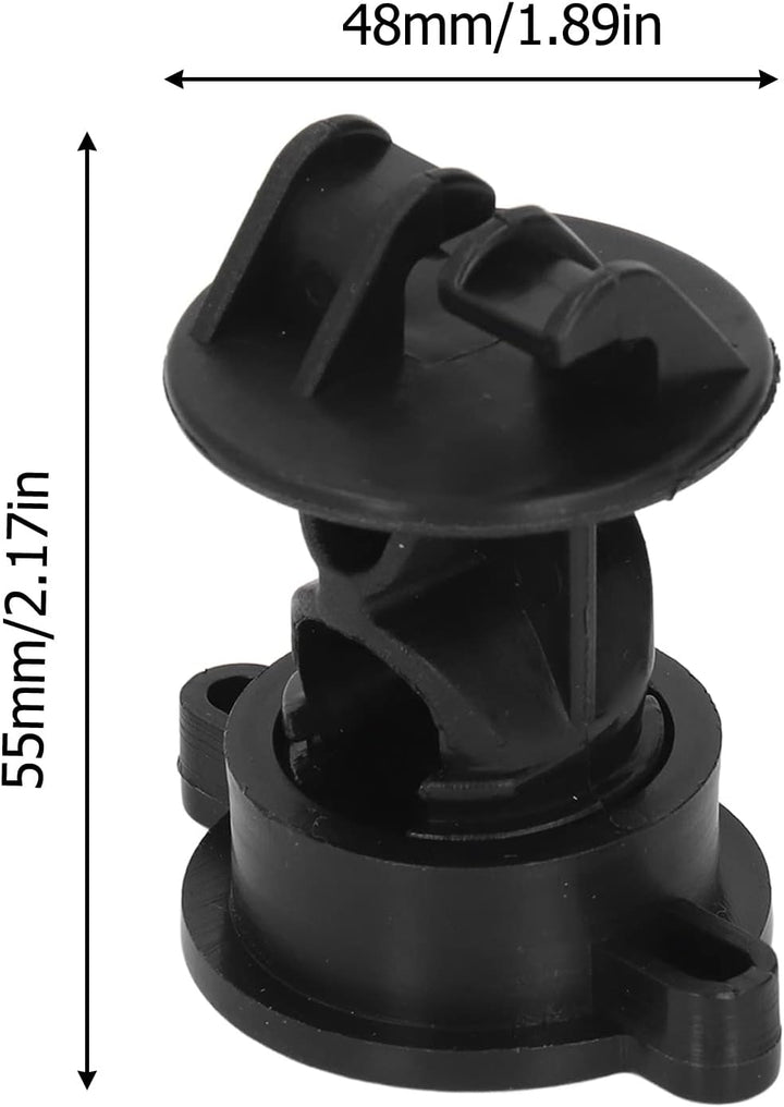 Natudeco 100 Stück Elektrozaun-Isolator, Drahthalteisolator, ABS-Bolzen-Isolator, Pfosten-Holzisolat