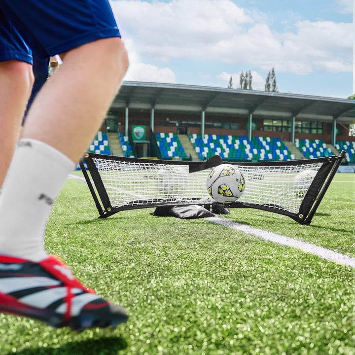 FORZA Tri 3-seitiger Fussball-Rebounder mit robustem Stahlrahmen