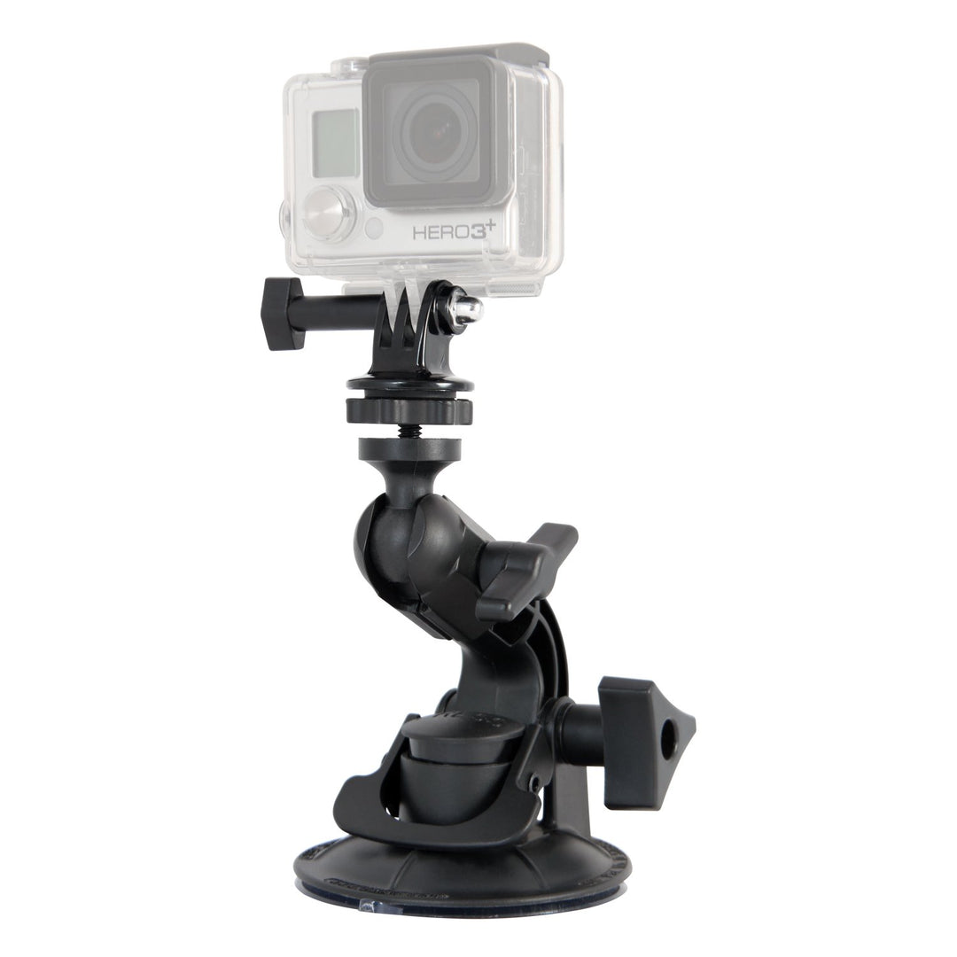 Delkin DDMT-Mini-GP Fat Gecko Mini Mount mit Adapter für GoPro (Belastbarkeit 1,8kg)