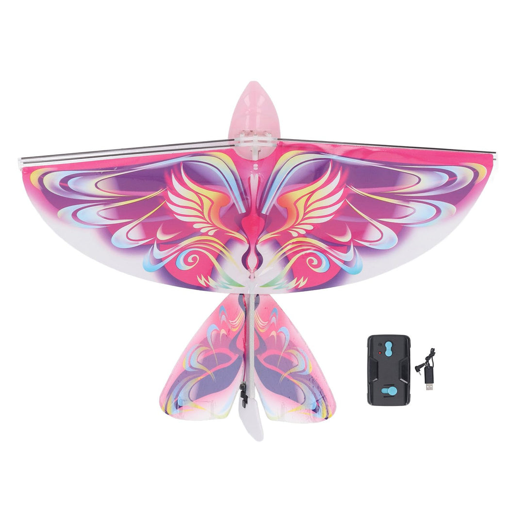 Srliya Elektronischer Fliegender Vogel, Fliegendes RC-Vogelspielzeug, 2,4 GHz, USB-Aufladung, LED, B