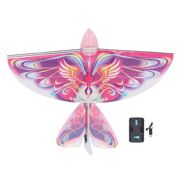 Srliya Elektronischer Fliegender Vogel, Fliegendes RC-Vogelspielzeug, 2,4 GHz, USB-Aufladung, LED, B