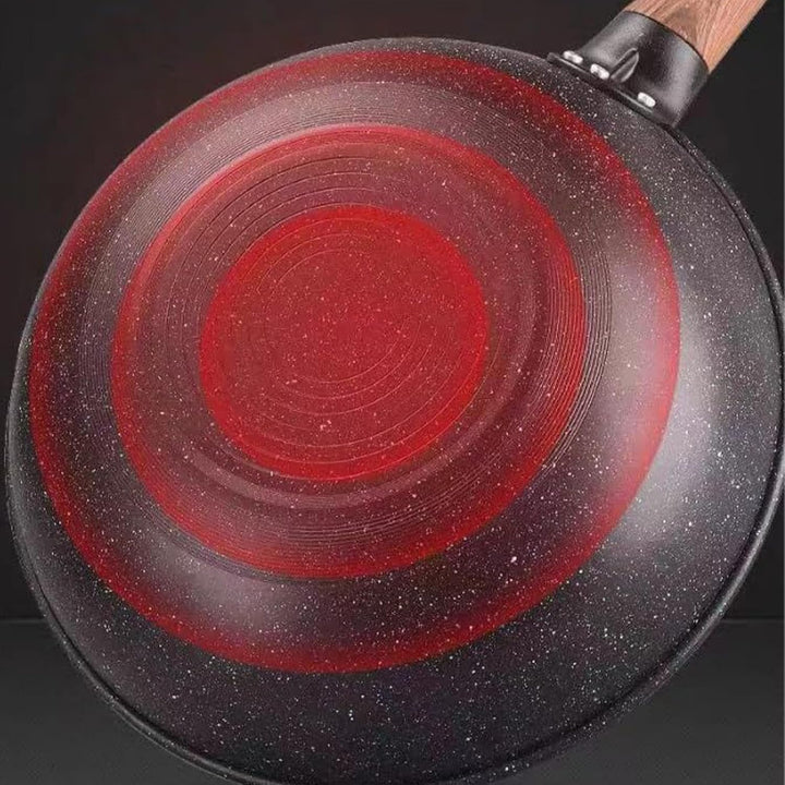 Generisch Schmorpfanne Mit Decke Antihaft Beschichtet 32cm Mit Dämpfeinsatz Und Glasdeckel Induktion