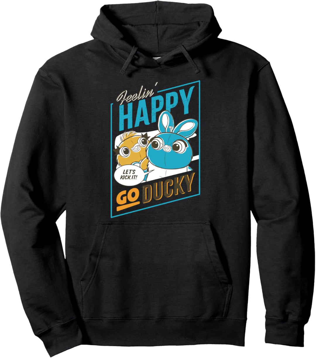 Disney Pixar Toy Story 4 Ducky & Bunny Go Ducky Text Pullover Hoodie