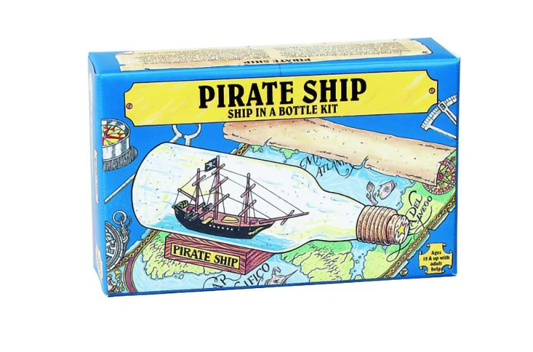Pirate Ship in a Bottle Kit - Includes All Parts to Create a Mini Ship in a Bottle - VERY Challengin