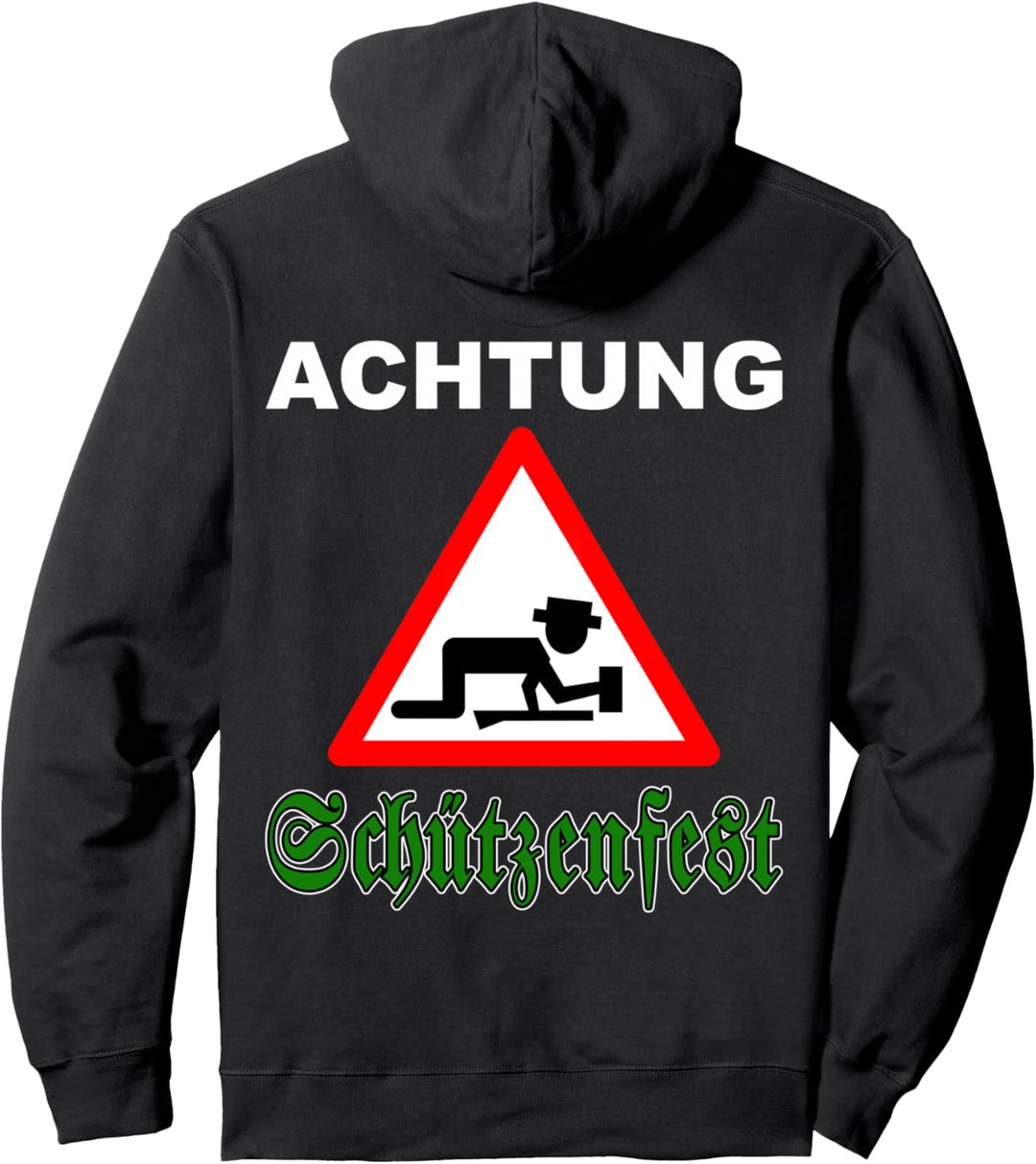 Achtung Schützenfest Pullover Hoodie