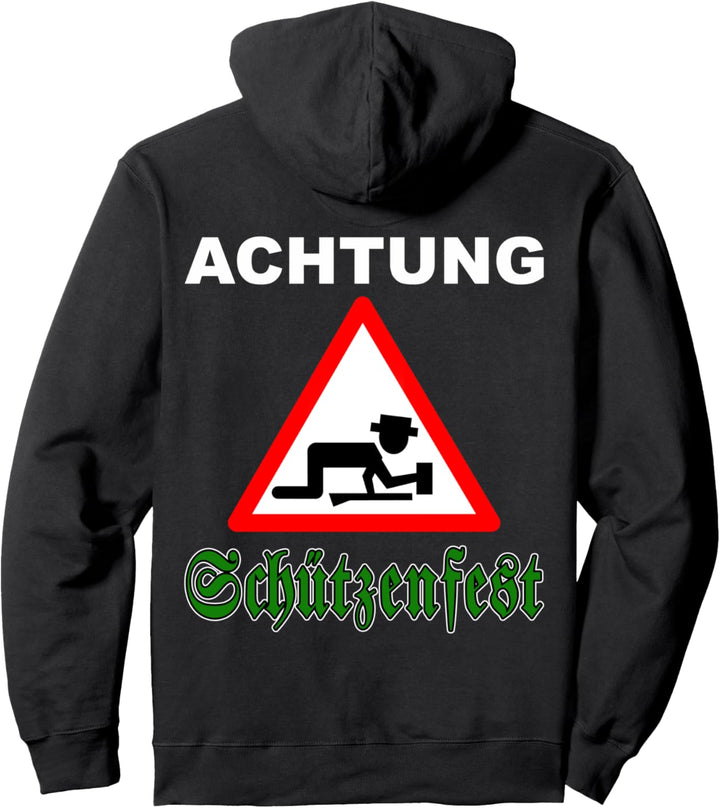 Achtung Schützenfest Pullover Hoodie