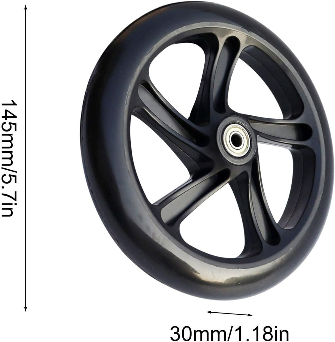 2 Stück Elektroroller- , Ersatzreifen für Elektroroller, leise Skate- , Ersatz-Roller-Reifen, 145 mm