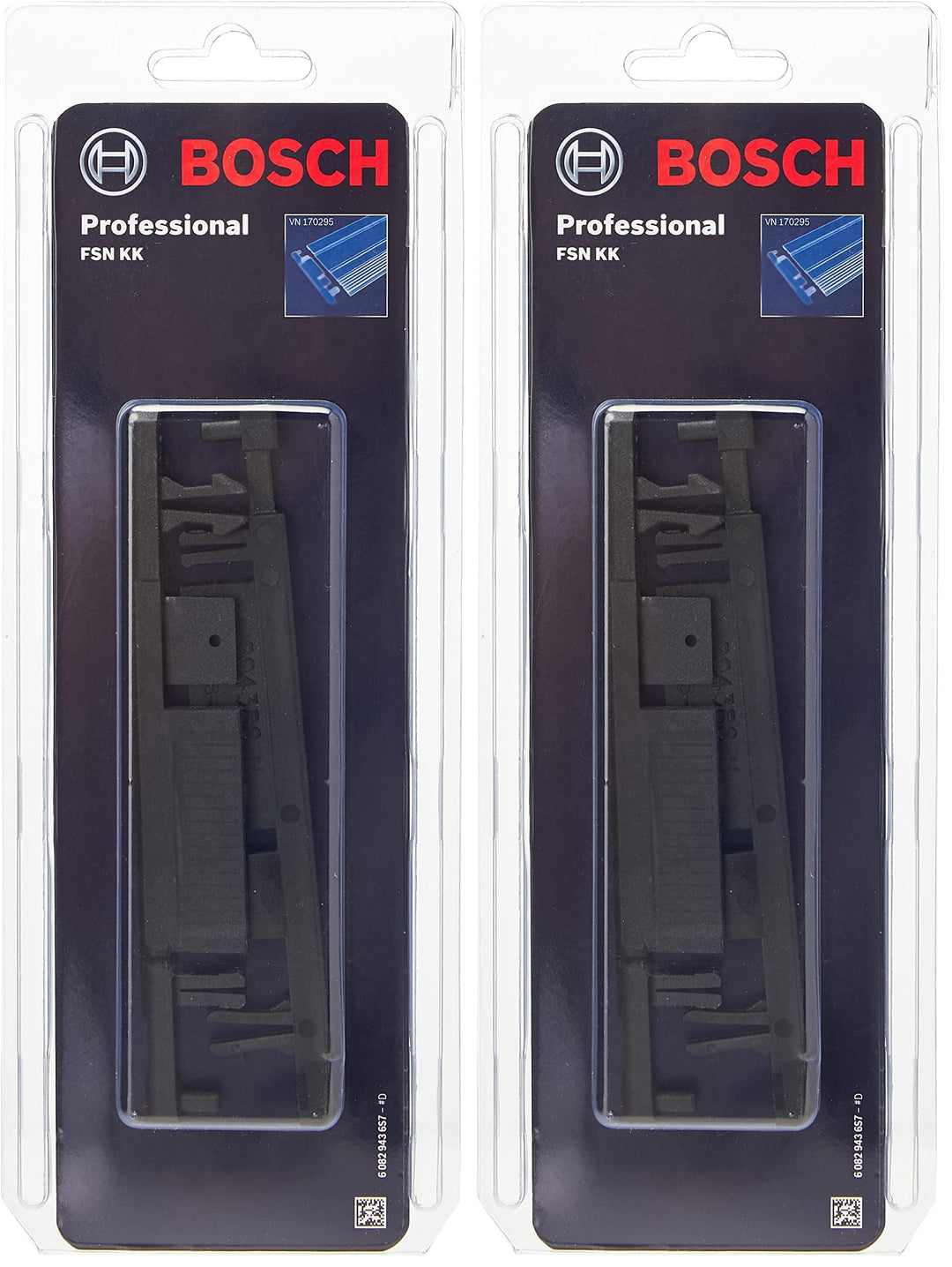 Bosch Professional Kunststoffkappe FSN KK (zum Schutz der Schienenenden) (Packung mit 2) Pack of 2 F