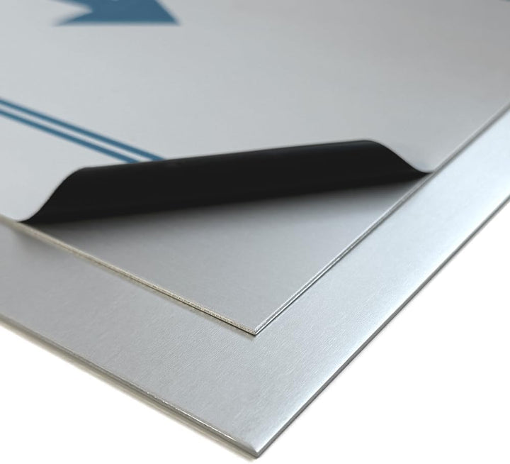 Aluminium Blech eloxiert 2,0mm stark Alublech, E6/EV1 eloxiert, einseitig mit Schutzfolie … (500x500