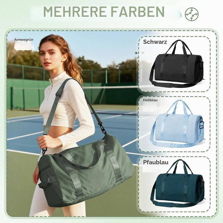 HYC00 Sport Duffel Bag Damen Herren Sporttasche mit Nassfach &amp; Schuhfach Reise Duffel Bags Übernacht