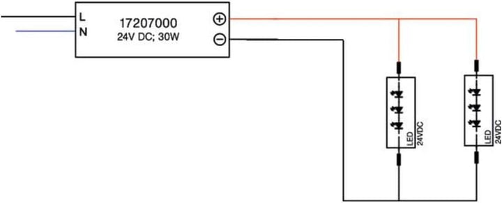 Brumberg 17207000 Netzteil 30W 24V nicht dimmbar