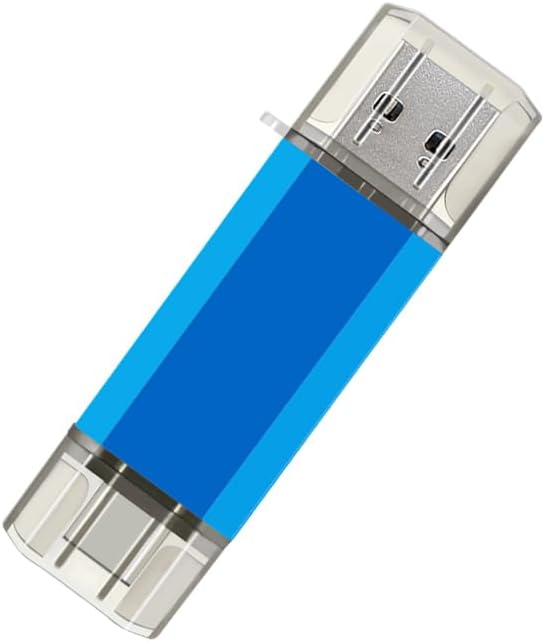 2-Pack 32GB USB C Flash Drive Dual Flash Drive Typ C + USB A Memory Stick Jump Drive 2-in-1 Thumb Dr