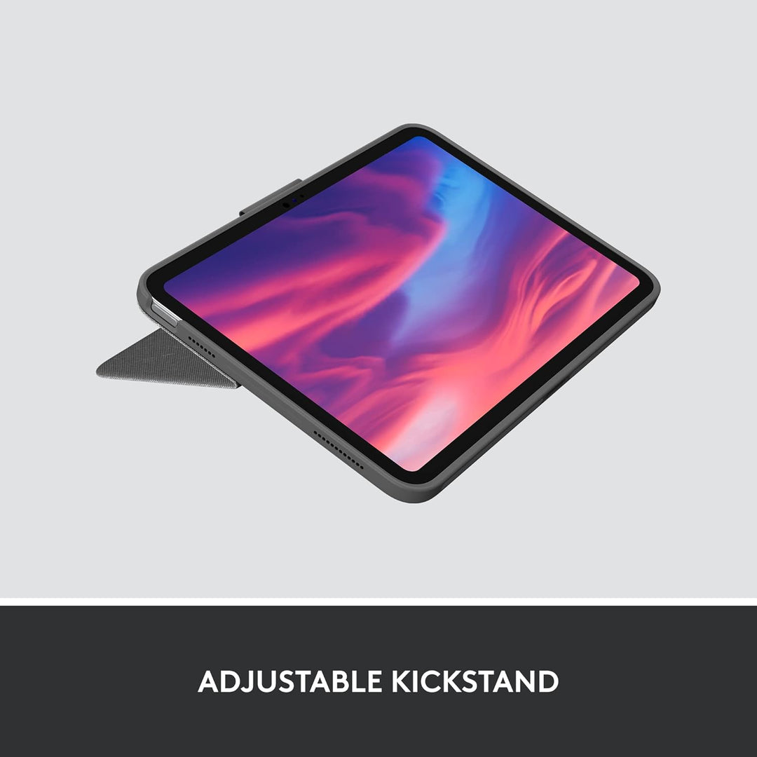 Logitech Combo Touch Case mit Abnehmbarer Tastatur für iPad (10. Generation) - French Layout