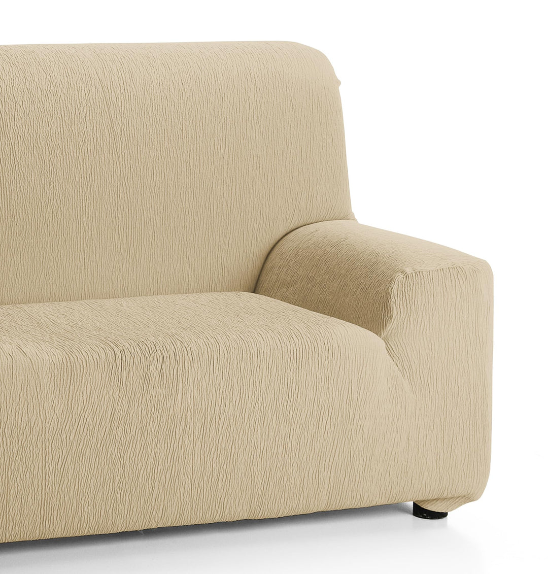 Martina Home Emilia Elastischer Sofabezug für 3-Sitzer-Sofa, Vison, Breite 170 bis 220 cm 3 Sitzer B