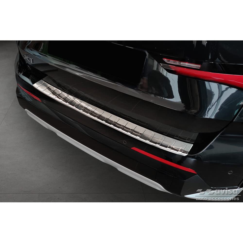 Avisa Edelstahl Heckstossstangenschutz kompatibel mit BMW X1 U11 / X1 U11 xLine 2022- 'Ribs'