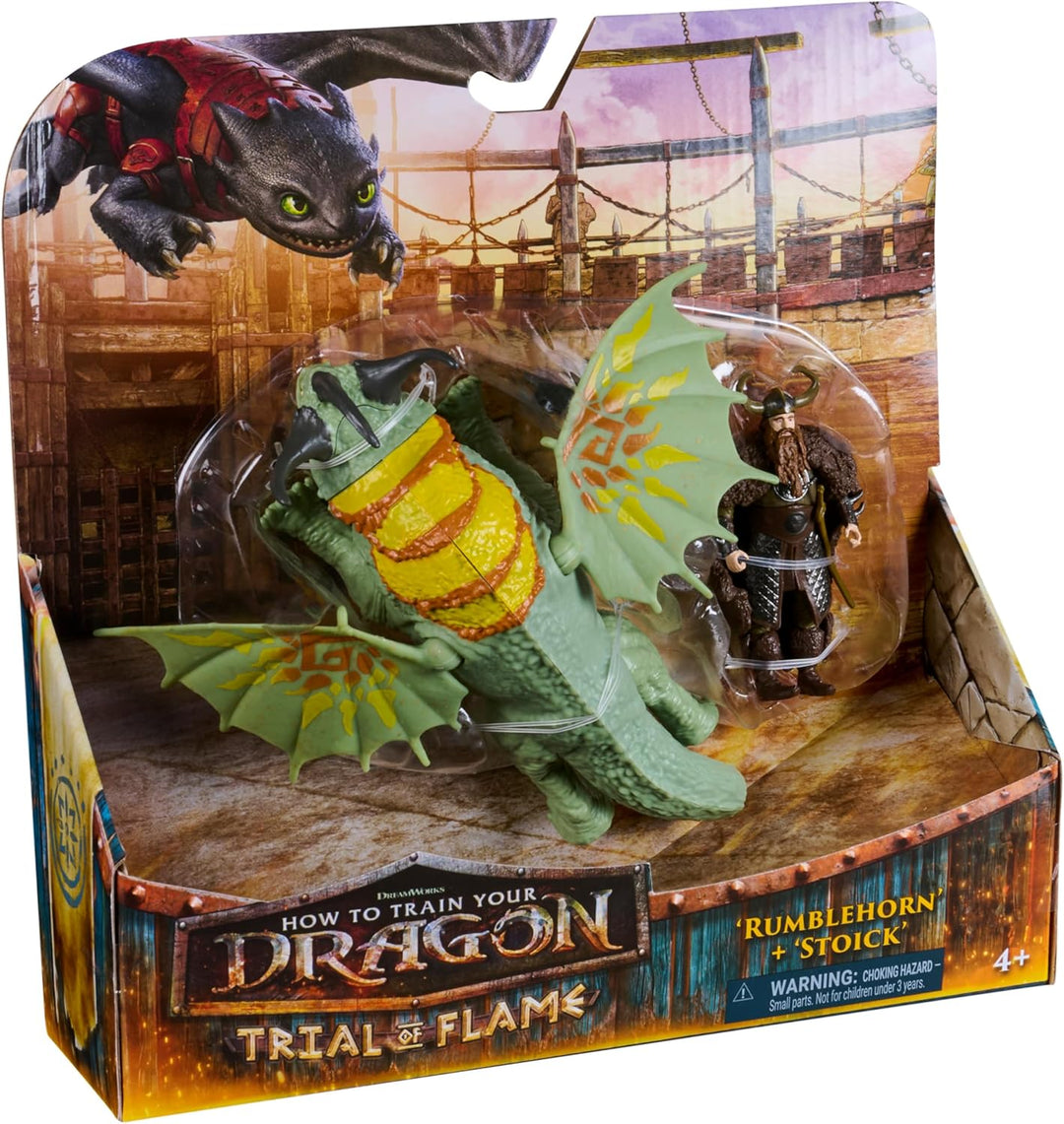 Dreamworks Dragons, Drachenzähmen leicht gemacht - Wikinger & Drachen Actionfiguren-Set, Haudrauf &