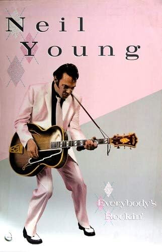 Neil Young - Everybodys Rockin, 1983 » Konzertplakat/Premium Poster | Live Konzert Veranstaltung | D