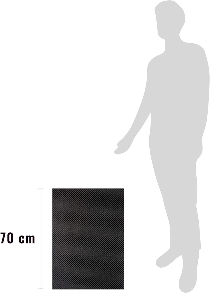 3M 16251 Folio Displayschutzfolie/Aufkleber in Carbon-Optik, 50 x 70 cm