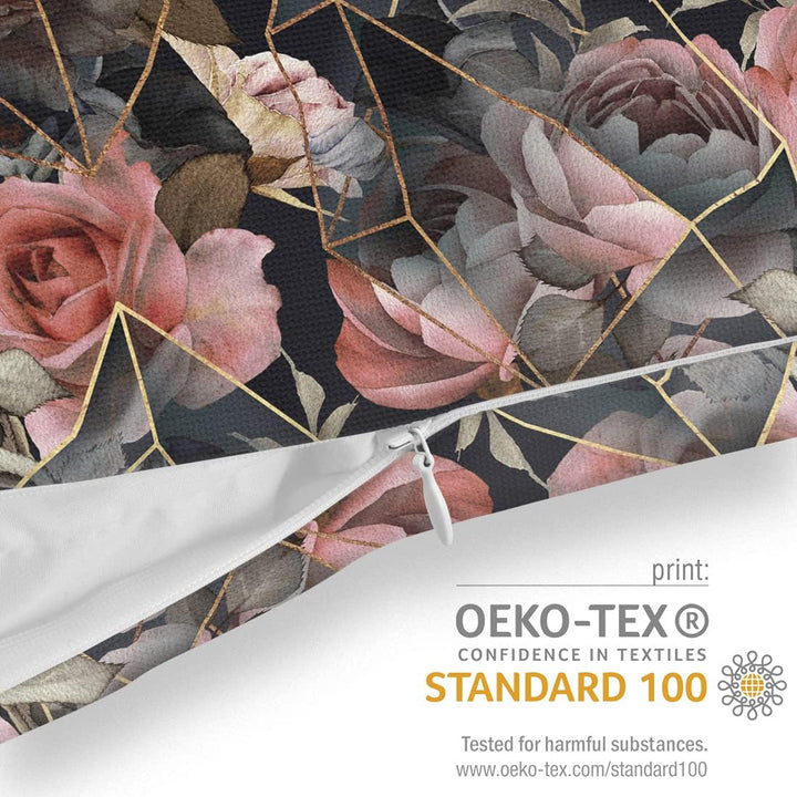 VOID Abstraktes Rosenmuster Kissenbezug Kissenhülle Sofakissen Kissen Deko Outdoor-Kissen Dekokissen