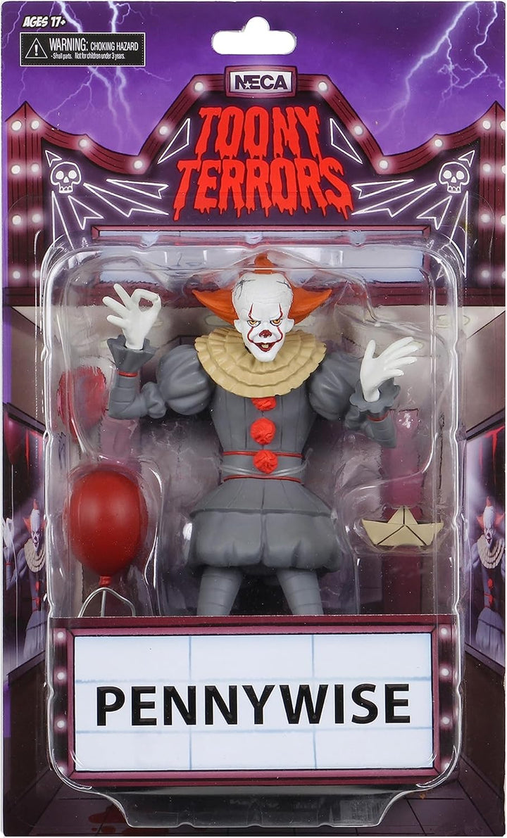 NECA - Figurine It 2017 - Pennywise Toony Terrors 15cm - 0634482454695