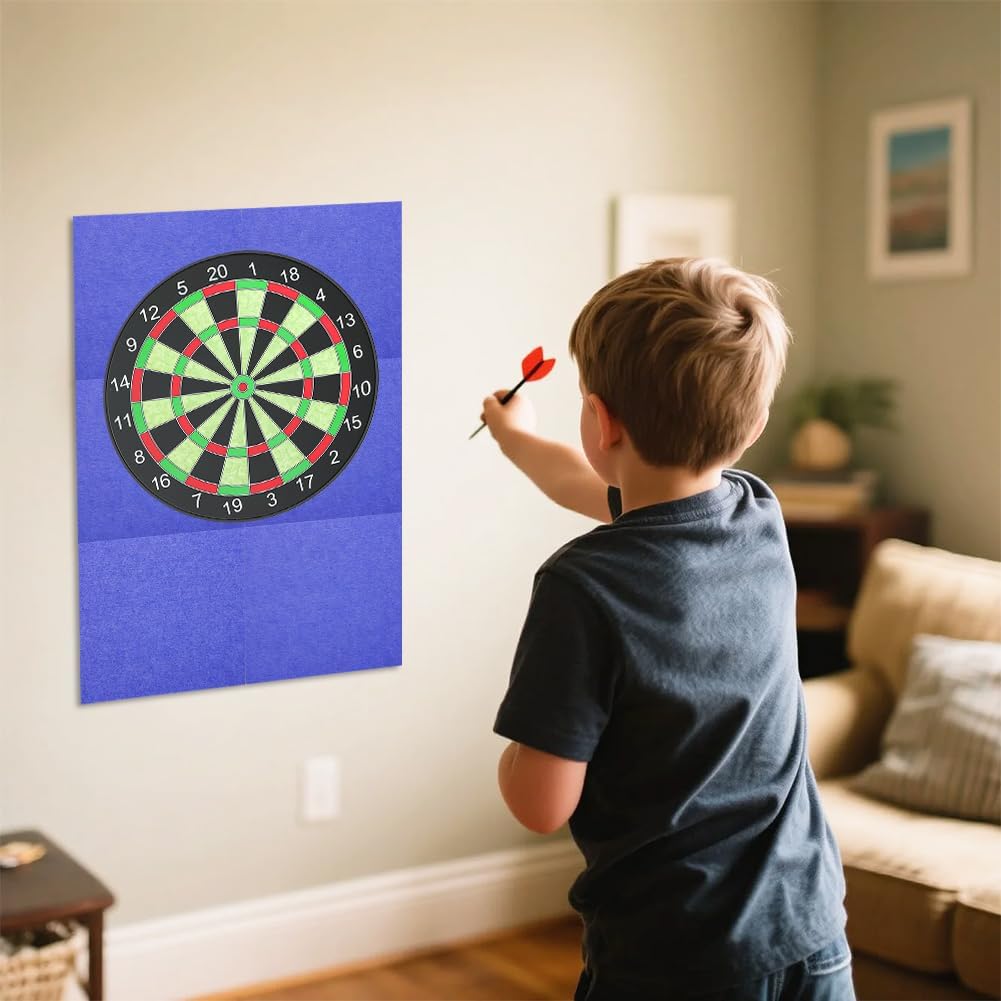 Dartboard-Wandschutz, Dart Wandschutz aus Filz, Dartboard-Umrandung, Selbstklebend, Gespleisste Wand