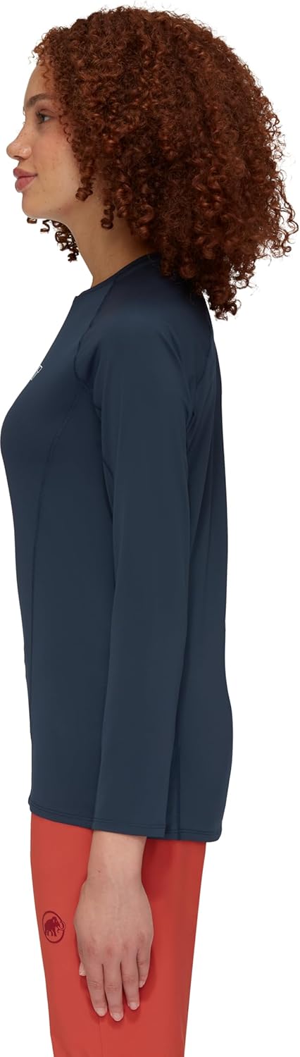 Mammut Damen Selun FL Longsleeve Women Logo T-Shirt XS Marine, XS Marine