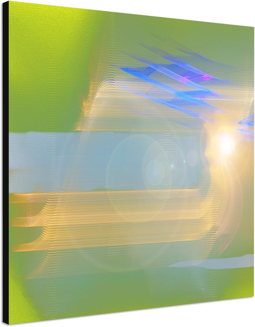 Paul Sinus Art Modernes Wandbild Abstrakt011_60x60cm Abstrakte Kunst Kunstdruck auf Leinwand Zeitlos