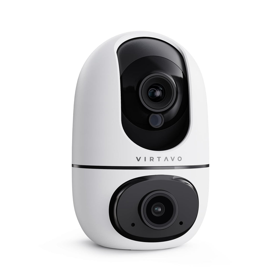virtavo Überwachungskamera Innen 1080p Kamera Überwachung Innen 360° PTZ WLAN Kamera FHD 2-Wege-Audi
