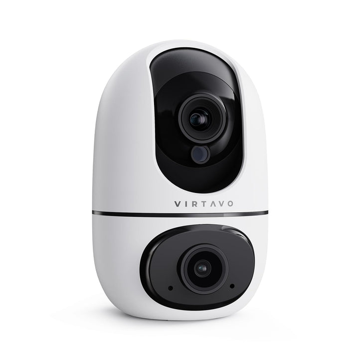 virtavo Überwachungskamera Innen 1080p Kamera Überwachung Innen 360° PTZ WLAN Kamera FHD 2-Wege-Audi