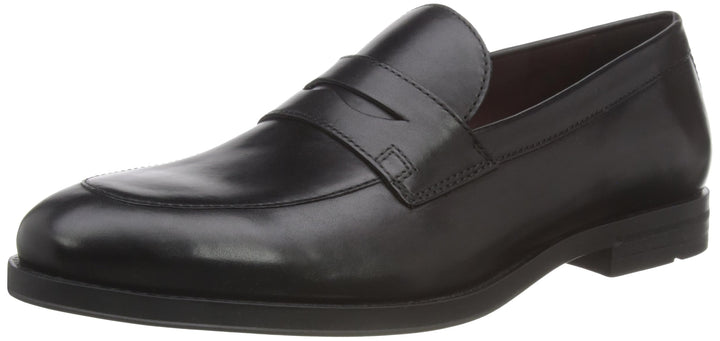 Geox Herren U Decio B Moccasin 41.5 EU Schwarz, 41.5 EU Schwarz