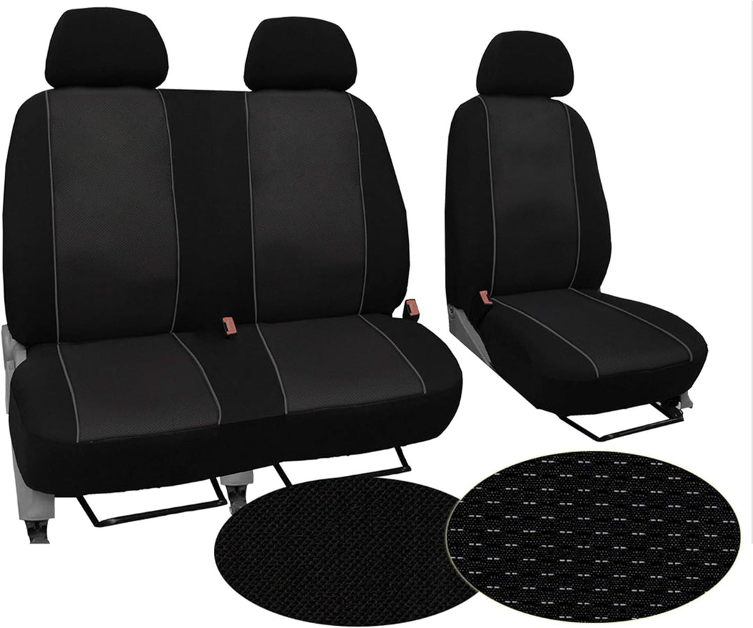 GSC Sitzbezüge Universal Schonbezüge 1+2 kompatibel mit FIAT Scudo I