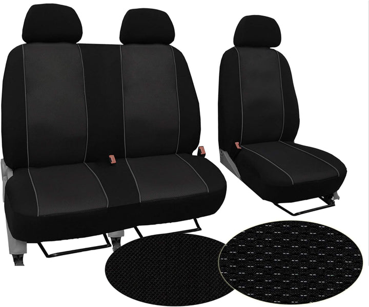 GSC Sitzbezüge Universal Schonbezüge 1+2 kompatibel mit FIAT Scudo I