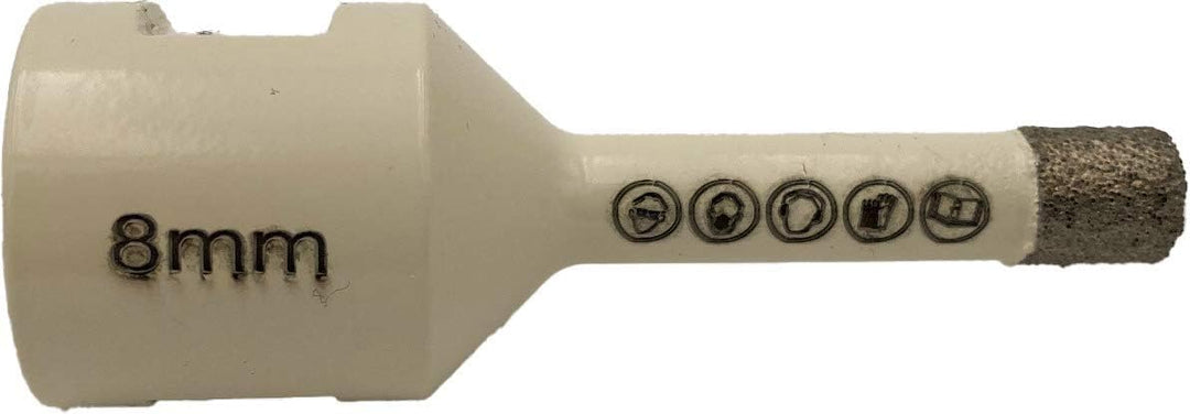 Dr. Diamond Premium Fliesenbohrer Fliese Feinsteinzeug 8 mm x M14 für Winkelschleifer (8 mm), 8 mm