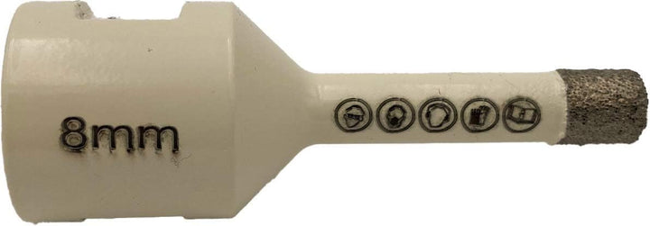 Dr. Diamond Premium Fliesenbohrer Fliese Feinsteinzeug 8 mm x M14 für Winkelschleifer (8 mm), 8 mm