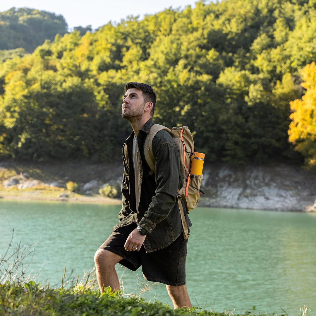 Sparrow Trinkflasche Edelstahl 750ml - Weiter Öffnung SwivelSip Thermosflasche mit Strohhalm - BPA-f