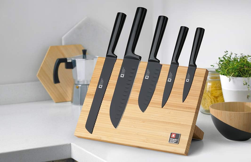 RICHARDSON SHEFFIELD Messerblock Set, Rostfreier