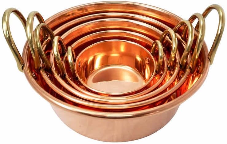 CopperGarden Sossen- & Marmeladentopf 18 Liter I Kochtopf aus Kupfer mit 40 cm Durchmesser I grosser