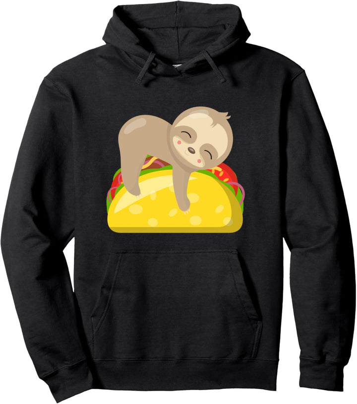 Faultier-Taco Lustiger mexikanischer Cinco De Mayo-Tier Pullover Hoodie
