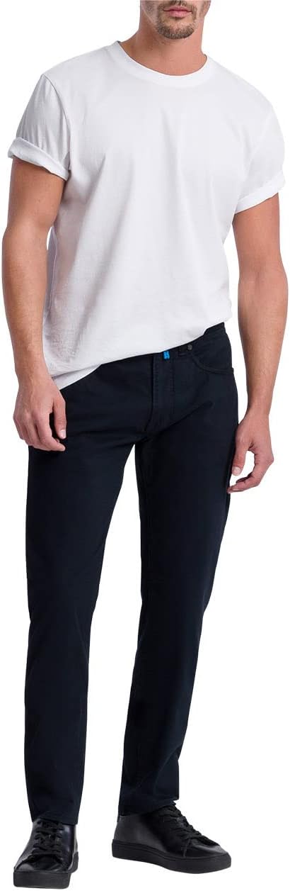 Pierre Cardin Herren 5 Pocket Stoffhose 30W / 32L Marine, 30W / 34L