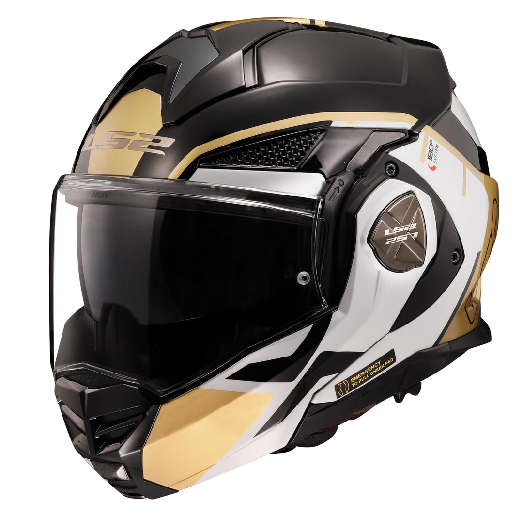 LS2, Klapphelm Motorrad ADVANT X METRYK Black Sand, XS, XS