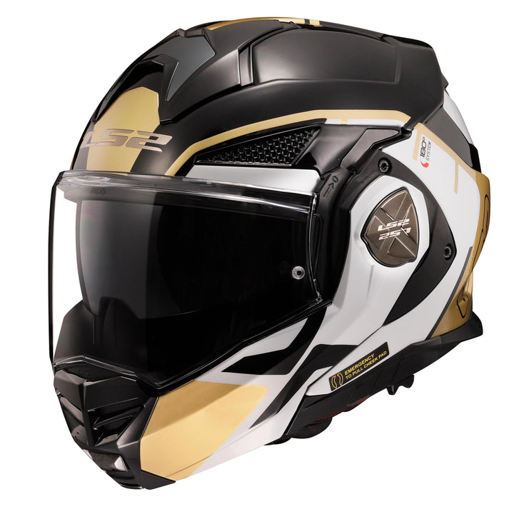 LS2, Klapphelm Motorrad ADVANT X METRYK Black Sand, XS, XS