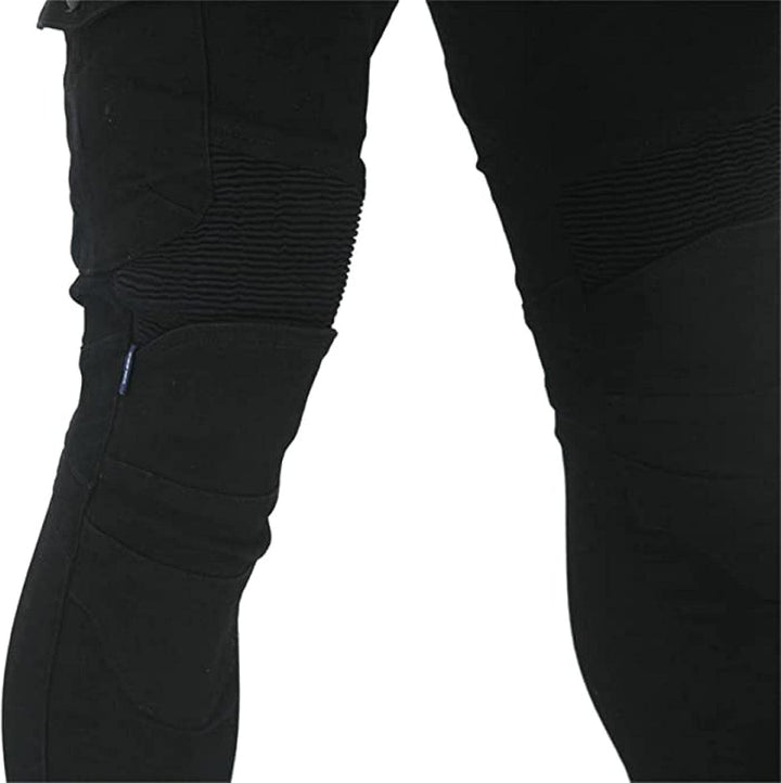 Motorradhose,Schutzhose,Herren,Motorradjeans,aus atmungsaktivem, verschleissfestem,mit 2 Paar Protek